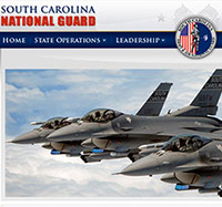 South Carolina National Guard Web Development and web design in Charleston