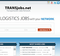 Search Engine Web Design for TRANSJobs by The Design Group